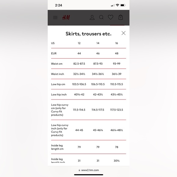 H&M Divided Faux Leather, Texured Skinny Pant (Size: 12/44) - Picture 3 of 5